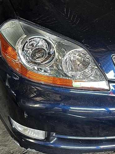 Передняя левая фара Toyota 2003 г., Б/у, Оригинал, Япония