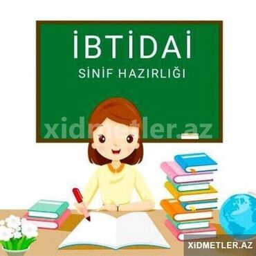 məktəbəqədər hazırlıq: İbtidai sinif hazırlığı- (Həzi Aslanov m/s yaxınlığı) Qiymət: 40 Azn