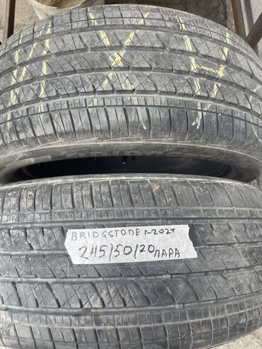 Шины: Шины 245 / 50 / R 20, Лето, Б/у, Пара, Япония, Bridgestone