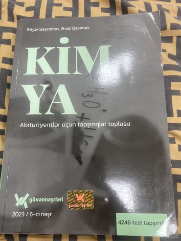 Kitablar, jurnallar, CD, DVD: Kimya guven testleri.Real aliciya endirim var.Tepteze