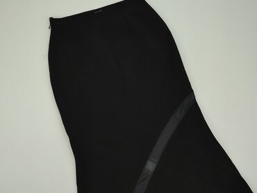 czarne spódnice z białymi paskami: Skirt, M (EU 38), condition - Good
