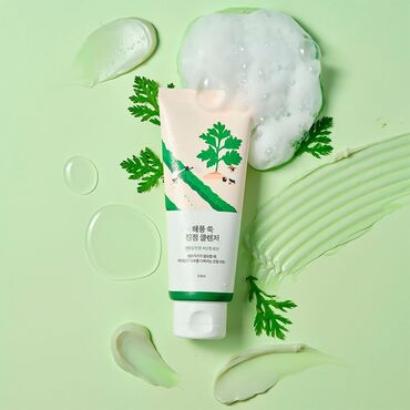 round lab spf бишкек: Успокаивающая пенка для умывания с полынью Round Lab Mugwort Calming