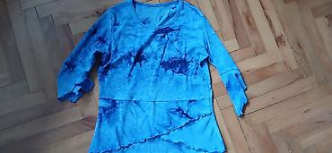 fiorelli torba: Plava ženska bluza s tie-dye efektom. - Materijal: lagan, mekan sa — 1