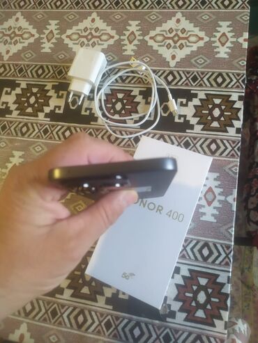 Honor: Honor 400 Lite, 256 GB, rəng - Boz, Barmaq izi — 10