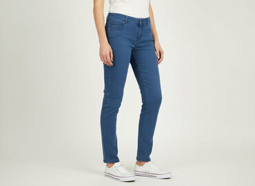 tesco spodnie damskie f f: F&F, Jeansy damskie, rozmiar L