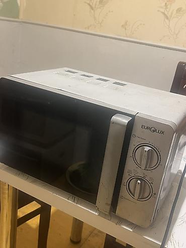 Mikrodalğalı sobalar: Mikrodalğalı soba Eurolux, Ayrıca dayanan, Mikrodalğalar ilə, rəng - Boz, İşlənmiş — 5