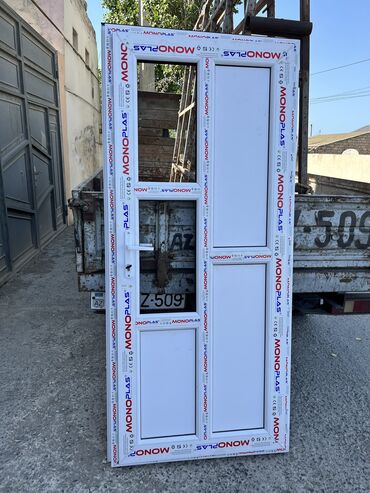 Plastik pəncərələr: Yeni İkiqat şüşə paketi Plastik pəncərə, Еni: 50 sm, Uzunluğu: 100 sm, Pulsuz quraşdırma — 5