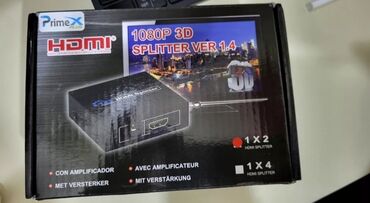 səs gücləndirci: PrimeX markalı bu HDMI splitter, bir HDMI mənbəyindən video və audio
