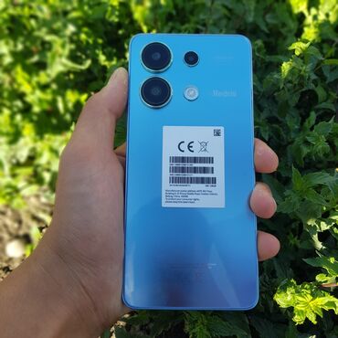 защитное стекло huawei: Redmi, Redmi Note 13, Колдонулган, 128 ГБ, түсү - Көк, 2 SIM