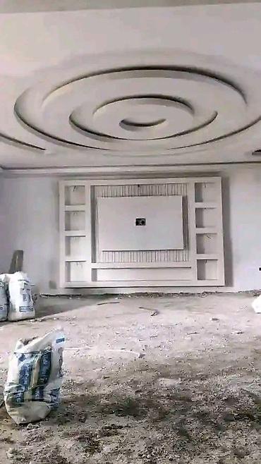 Təmir işləri: Yüksek peşəkarlıqla Alçıpan işlərinin aparılması və təşkili. Düz və ya — 7