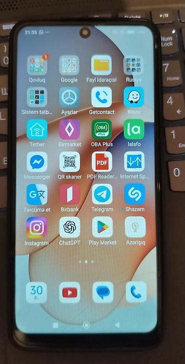 xiaomi note 100: Xiaomi 12, 128 GB, rəng - Qara, 
 Barmaq izi, Face ID — 1