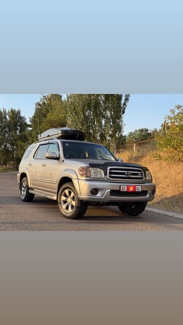 тойото секвоя: Toyota Sequoia: 2002 г., 4.7 л, Автоматтык, Бензин, Жол тандабас