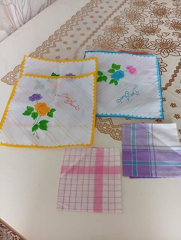 Dəsmallar: El desmali 5eded tezedir - Material: yüngül, yumşaq parça (nəfəsalan — 1