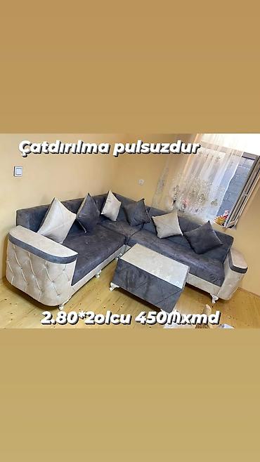 kunc divan desti: Künc divan dəsti - Ölçü: 2.80 x 2.0 m - Komplekt: çoxsaylı dekor — 6