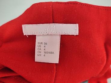 red bull: H&M, Spodnie materiałowe damskie, rozmiar S — 4