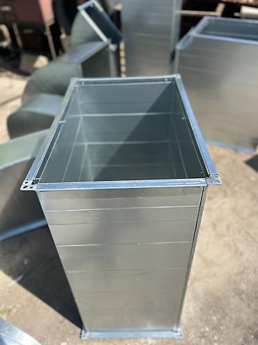 Havalandırma boruları: Məhsul: Sinklənmiş poladdan hava kanalı elementləri (rectangular və — 2