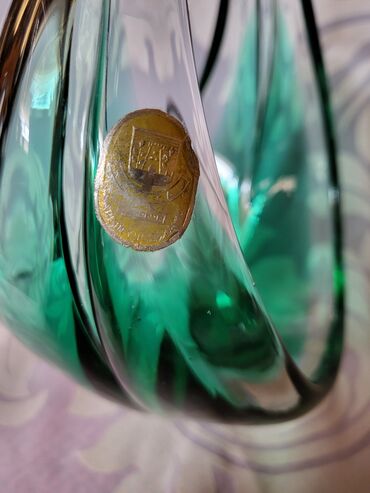 Stare vaze i dekor: Korpa kristal,rucni rad Samobor Jugoslavija iz 50,60ih. Sve na korpi — 8