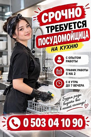 посудомойщица требуется: Требуется Кассир фаст-фуд заведения — 3