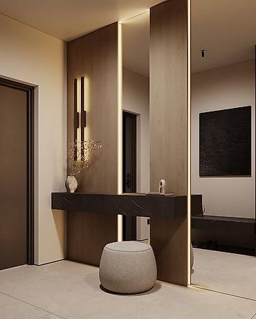 Фасадные 3D панели: Настенные декоративные панели и ТВ-зоны под ключ - Современные — 24