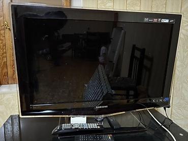 Televizorlar: Samsung LCD televizor + şüşə TV stendi Real alıcıya endirim olacaq - — 3