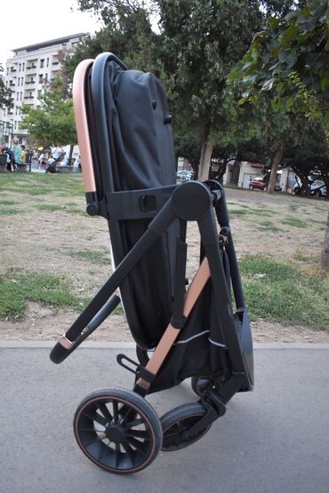 Kolica za bebe: Kolica za bebe BBO 3 u 1 – crna sa zlatnim detaljima - black gold — 8