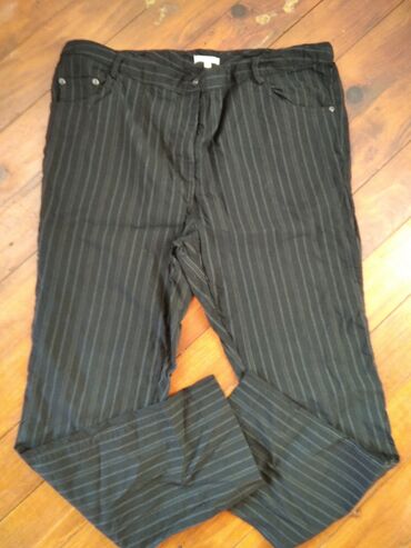 italijanske pantalone: 7XL (EU 54), Normalan struk, Ravne nogavice