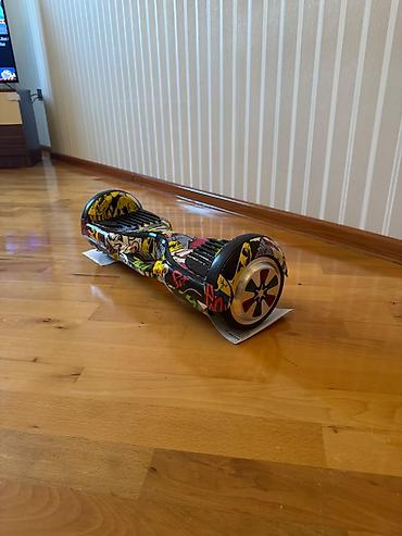 Elektrik nəqliyyatı: Smart balans skuter (hoverboard) – rəngli qrafiti dizayn — 7