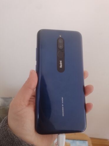 Xiaomi: Xiaomi Redmi Note 8, 64 GB, rəng - Göy, 
 Barmaq izi, İki sim kartlı