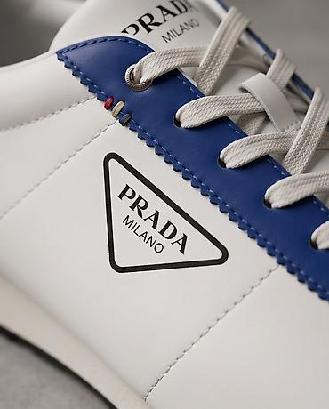 Kişi ayaqqabıları: 45 ölçü. Premium class. Prada kişi krossovkası – retro idman üslubunda — 5