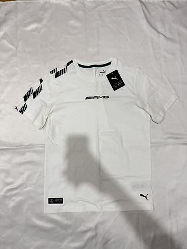 puma amg: Мужская футболка, M, L, Puma, Новый, цвет - Белый, Самовывоз — 1
