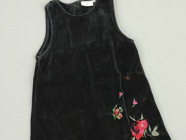 czarna sukienka z białym kołnierzykiem: Sukienka, 9-12 m, stan - Idealny