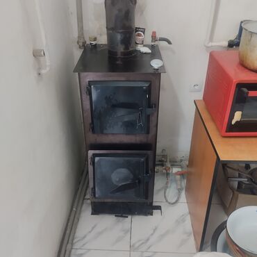 купить отопительный котел на твердом топливе: Котел Двухконтурный, Напольный, Стальной