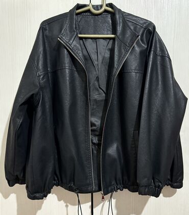 Кожаные куртки: Кожаная куртка, Оверсайз, XL (EU 42)