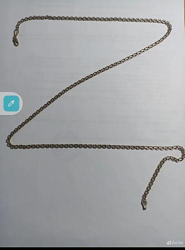 Серебряная цепочка, плетение "Бисмарк", длина 65 см, масса 11,67 г