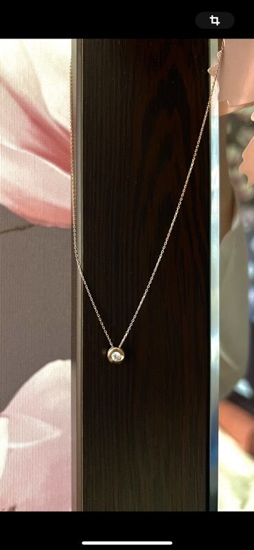 длинные свадебные платья: Necklace, Үлгүсү 585, Фианит