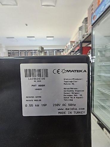 Оборудование для ресторанов, кафе: Kartof soyan aparat "Mateka" Kartof soyan Türkiye istehsalı 20 kq lıq — 7