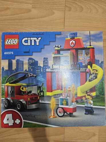 Uşaqlar üçün digər mallar: Конструктор LEGO City Fire Station and Fire Truck 60375, 4+ лет, 153