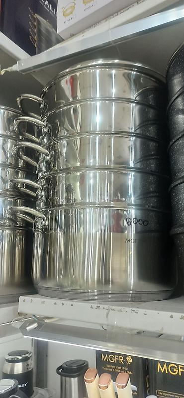 Пароварки: Кастрюли/тазы для варки на пару (мантоварки, пароварки многоярусные) — 3