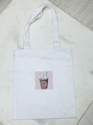 Спортивные сумки: Шопперы с логотипом вашей компании Продам новые хлопковые — 3