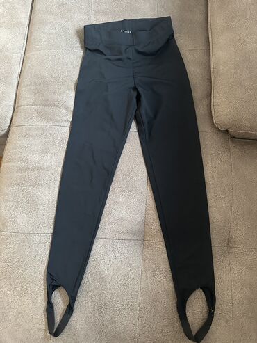 latex pantalone: L (EU 40), Poliester, bоја - Crna, Jednobojni