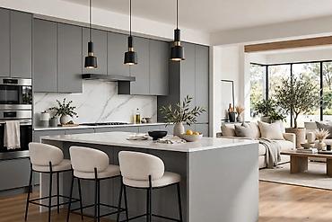 silver kitchen: Кухонный набор на заказ, До 7 дней, Бесплатная доставка, Дизайн, проект, Установка, сборка, Гарантия — 3