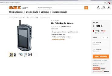 Ostali merni alati: Endoskopska kamera LUX-TOOLS sa ekranom - Industrijska inspekcijska — 7