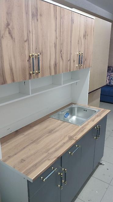 silver kitchen: Кухонные гарнитуры с мойкой и открытой нишей - Комплектация: нижние — 2