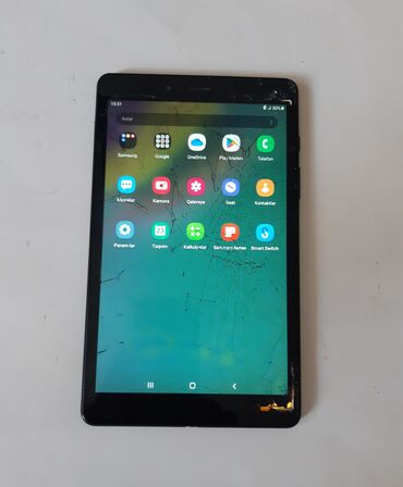 samsung galaxy tab a7 qiymeti: Samsung Qalaxsi Tab A. Nömrə gedir. Üst şüşəsi qırıqdı. İşləməyinə