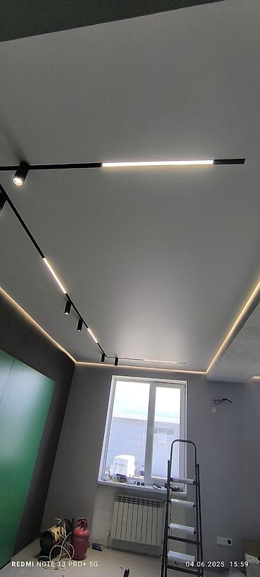 Трековые светильники и споты: Линейная магнитная трековая система освещения - Черный встраиваемый — 2