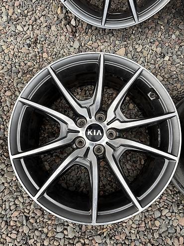 Диски: Литые Диски R 19 Hyundai, Комплект, отверстий - 5, Б/у — 4