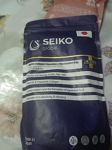 creatine monohydrate: SEIKO Global Marine Collagen Tripeptides & Glucosamine, 150 г — 2