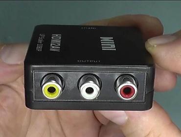 krosnı: HDMI / AV / RCA / VGA videoçevirici adapterlər: Köhnə CRT/ELT — 6