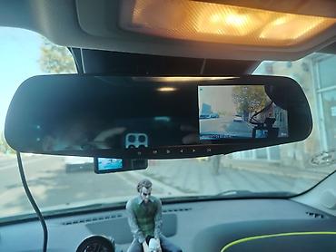 micro nausnik: Avtomobil üçün güzgü tipli DVR (videoregistrator) və ön kamera - Arxa — 3
