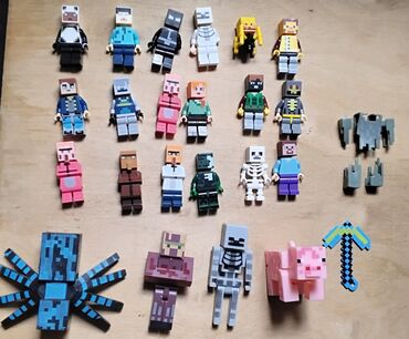sederek oyuncaq magazasi instagram: Bu dəstdə Minecraft dünyasının müxtəlif personajlarının və əşyalarının